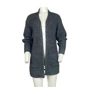 Express Oversized Cardigan Charcoal Grey Size XS